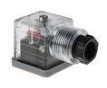 Valve Connector with Indicator Light, Socket, PG9, 24V, 10A, Contacts - 4